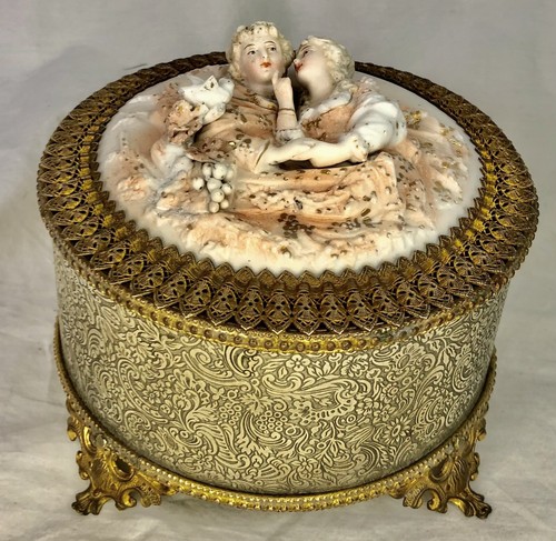 Antique ormolu filigree - antique,