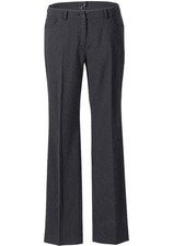 M.i.m Women's Pants Slim Long Dots Evening Chino Stretch Black White 707290