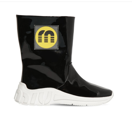 Miu faux patent leather - miu,