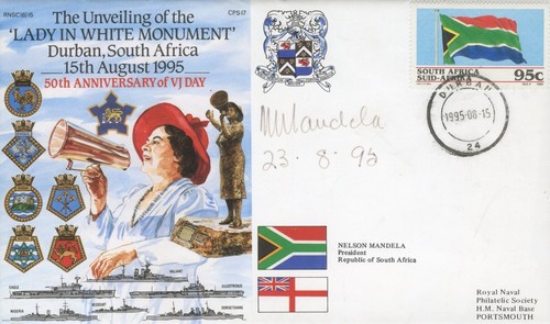 Nelson mandela signed - nelson, ~
