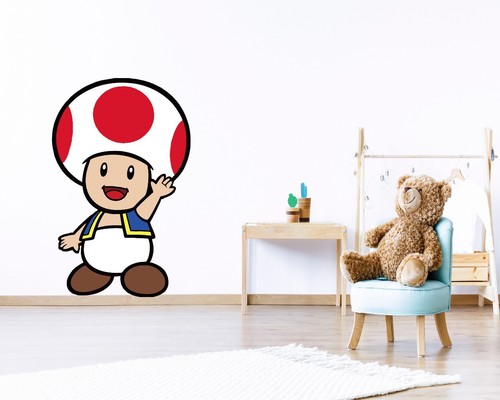 Toad super mario wall - toad,