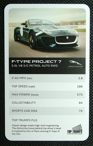 Info card jaguar car - 1,
