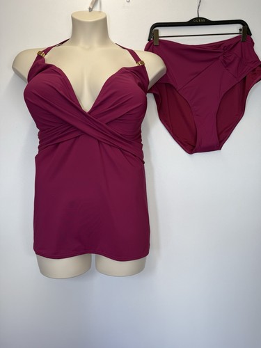Magisculpt plum tankini size - plum,