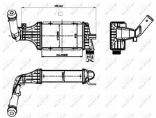 CHARGE AIR COOLER FITS: OPEL