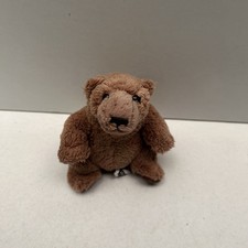 John West Small 5" Bear Soft Toy Plush Advertising Collectable Brown 5" Rare