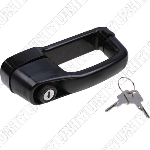 Front door latch - front, with