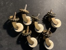 Victorian Oak Chair Casters