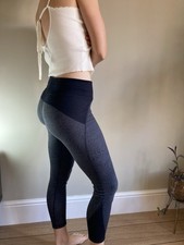 Sweaty Betty Reversible Leggings Bum Sculpt 3/4 Grey Black S Small