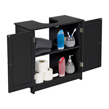Black Under Sink Basin Cabinet