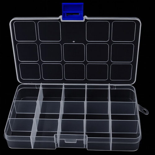 Clear plastic storage - clear,