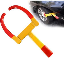 Wheel Clamp Car Safety Lock – Suitable for Cars, Vans, Caravans, Boats, Trailers