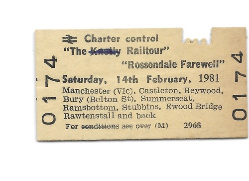 Rossendale farewell railtour - rossendale,