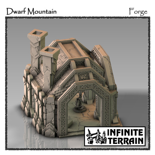 28mm dwarven forge - forge, dwarf