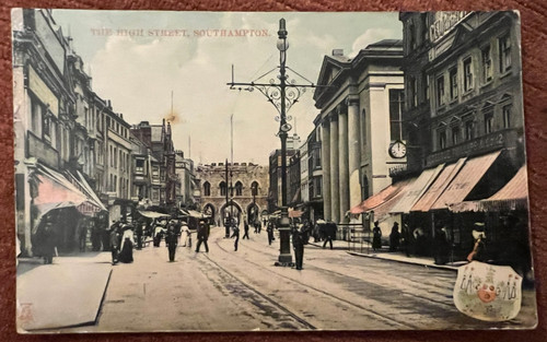 Antique postcard southampton - antique,