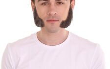 Mutton Chops Sideburns Fake Facial Hair Costume Accessory Fancy Dress Beard