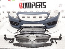 MERCEDES BENZ C CLASS W205 2014-2018 AMG FRONT BUMPER COMPLETE A2058850925