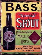 BASS SPECIAL STOUT 6x8in Metal