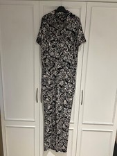 Ruth Langsford Jumpsuit Black/Beige - Size Large Tall Brand New Without Tags