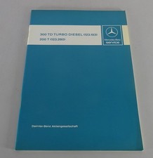 Workshop Manual Mercedes W123