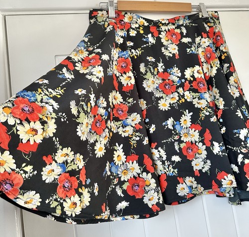 New look skater skirt black - look,