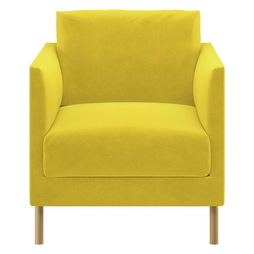 Habitat hyde yellow - yellow, velvet