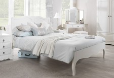 4ft6 Double Bed Antique White