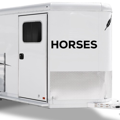 Horses horse box trailer - horse,