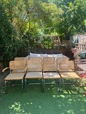 Set of 8 beige Marcel Breuer