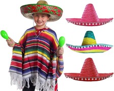 KIDS MEXICAN PONCHO AND