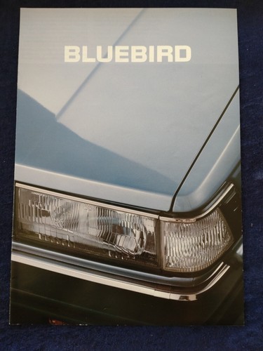 Nissan bluebird brochure - nissan,