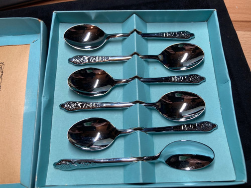 Vintage chrome plate 5cm - chrome, 11.5cm