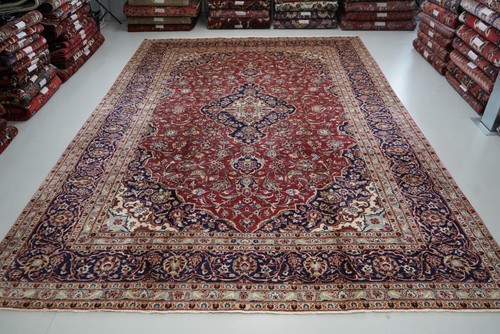 Vintage handmade wool oriental - vintage,