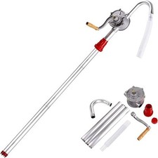 Oil Barrel Pump Rotary 124cm Hand Crank Pump Manual Transfer Oil Drum Pump
