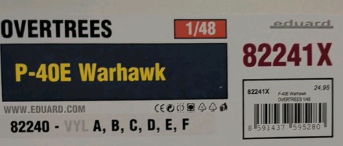 Eduard 40e warhawk overtrees - eduard, p-40e