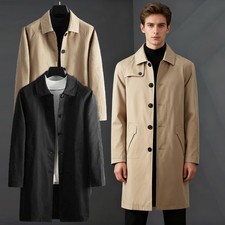 Mens Trench Coat Single
