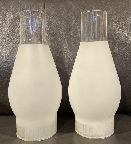 Mcm vintage frosted glass - vintage, 8”