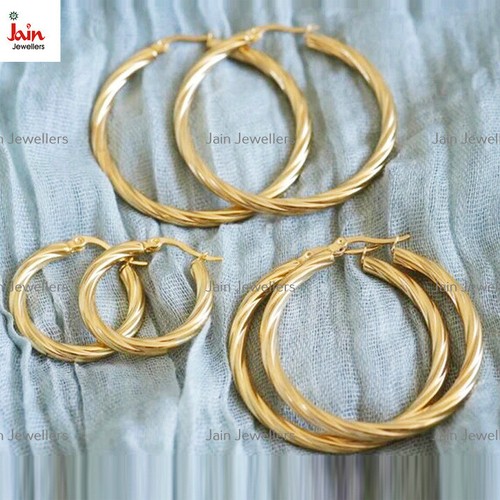 18kt real solid gold small - gold,