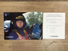 TERZO BROCHURE . Subaru , Impreza, Prodrive..WRC. Rally.