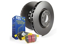 EBC Front Disc & Yellowstuff Pad Abarth 500 1.4 Turbo EsseEsse 08>11