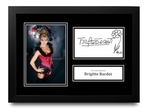 Brigitte bardot signed - bardot,