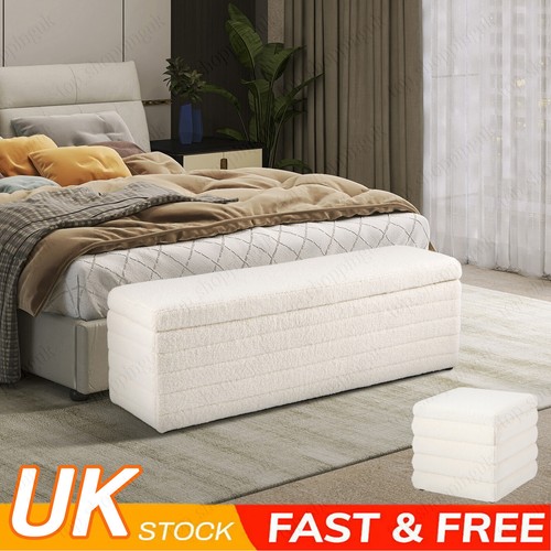 Large upholstered ottoman - large,