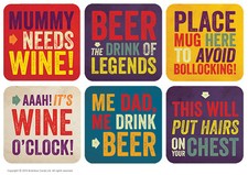 Brainbox Candy Drinks coasters