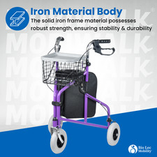 3 Wheeled Walker with front