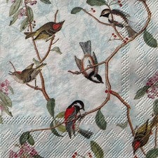 2 x cocktail paper napkins for