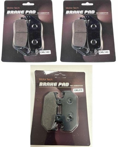Front rear brake pads for - &,