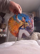 Freddie Mercury Round Sign 