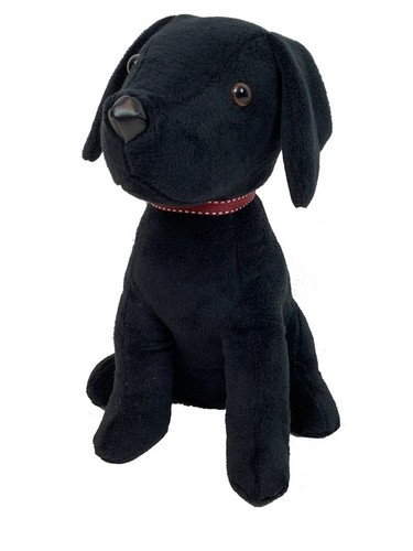 Furry dog soft doorstop - dog,