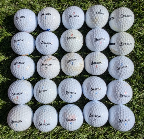 Srixon used white golf - 25,