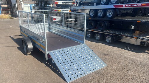 Trailer with ramp - ramp, single