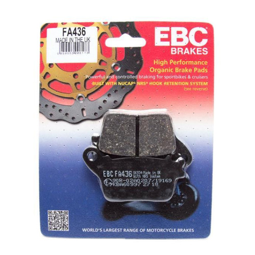 Ebc organic rear disc brake - rear,